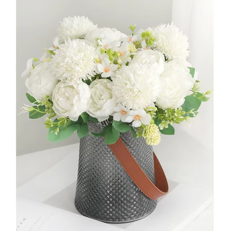Fleurs artificielles pivoines