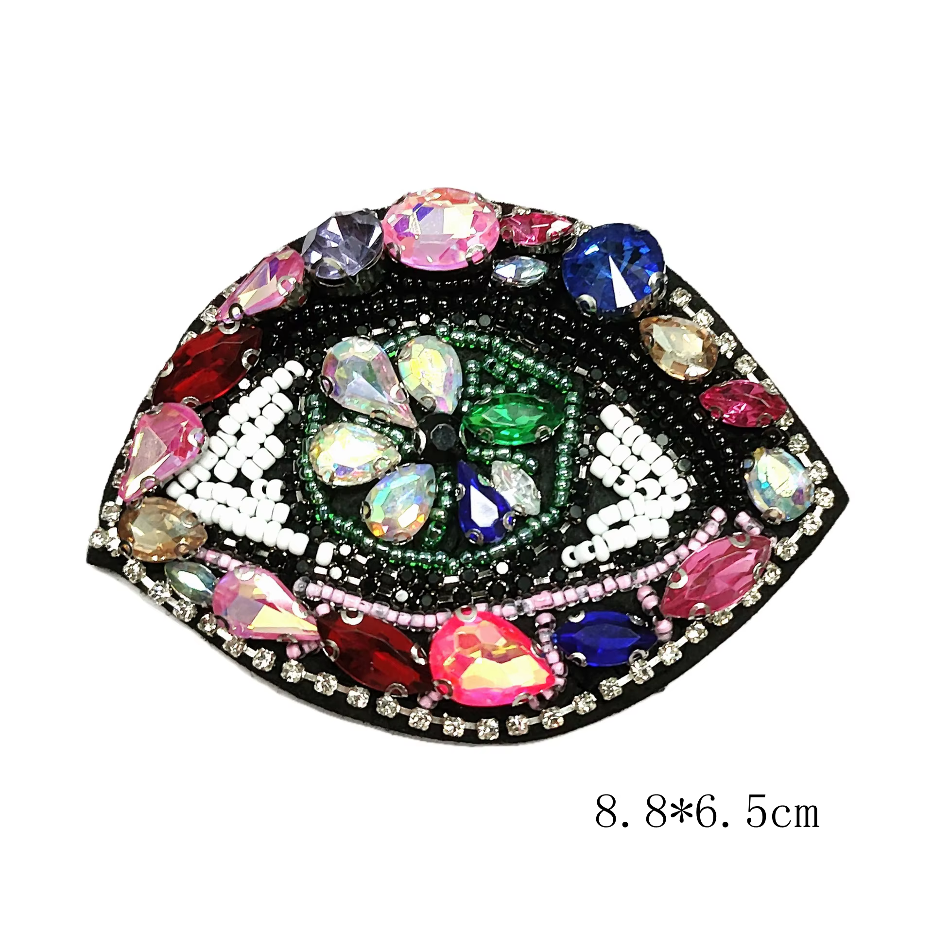 Applique de fleur de perle 3D