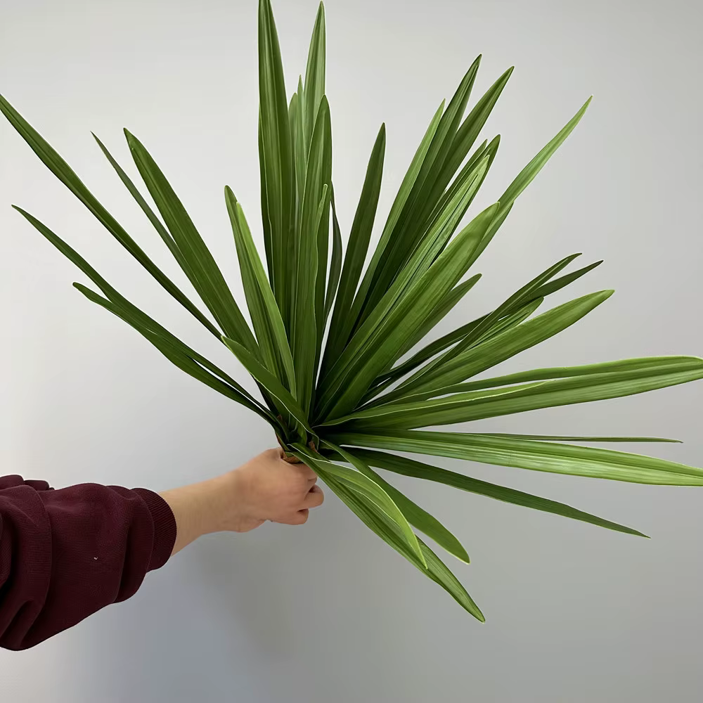Feuilles d'orchidées épée artificielles