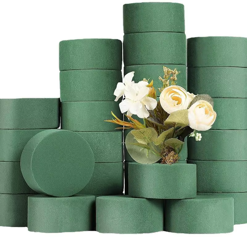 (BBQ4) Mousse florale verte 10x4cm