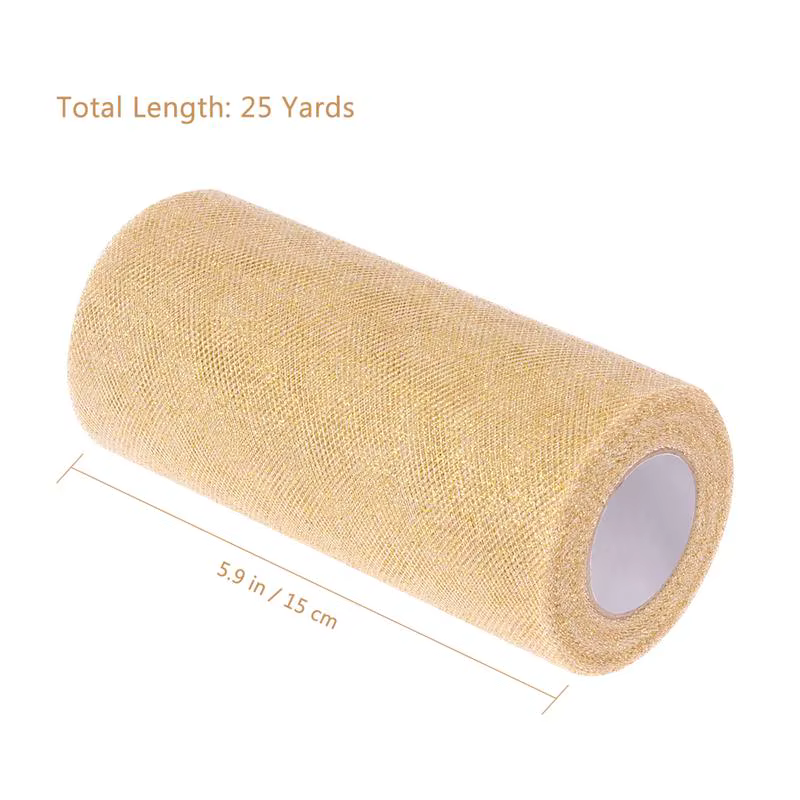 Rouleau de ruban en Tulle scintillant