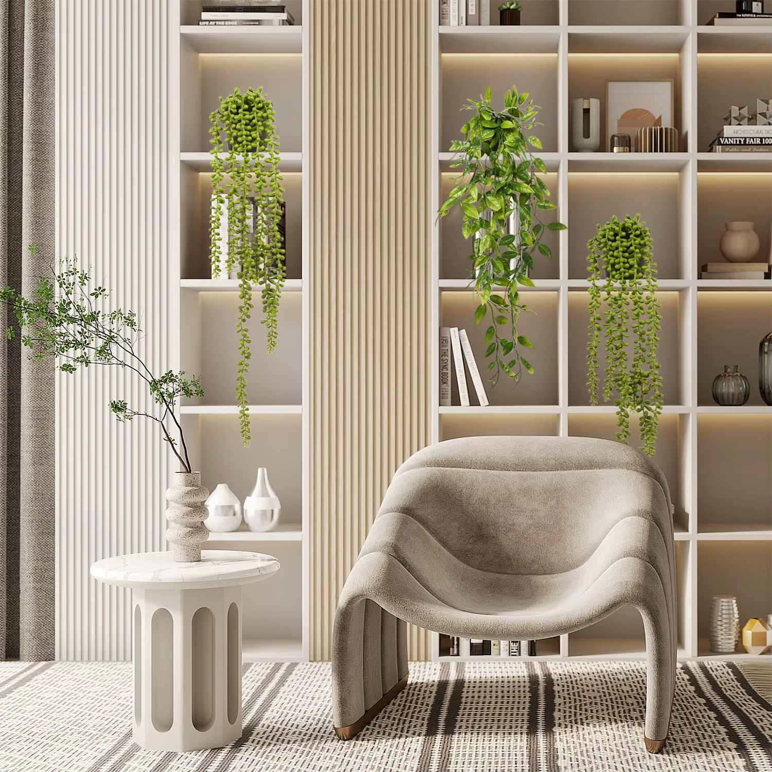 Plantes Artificielles de Vigne pour Décoration Murale