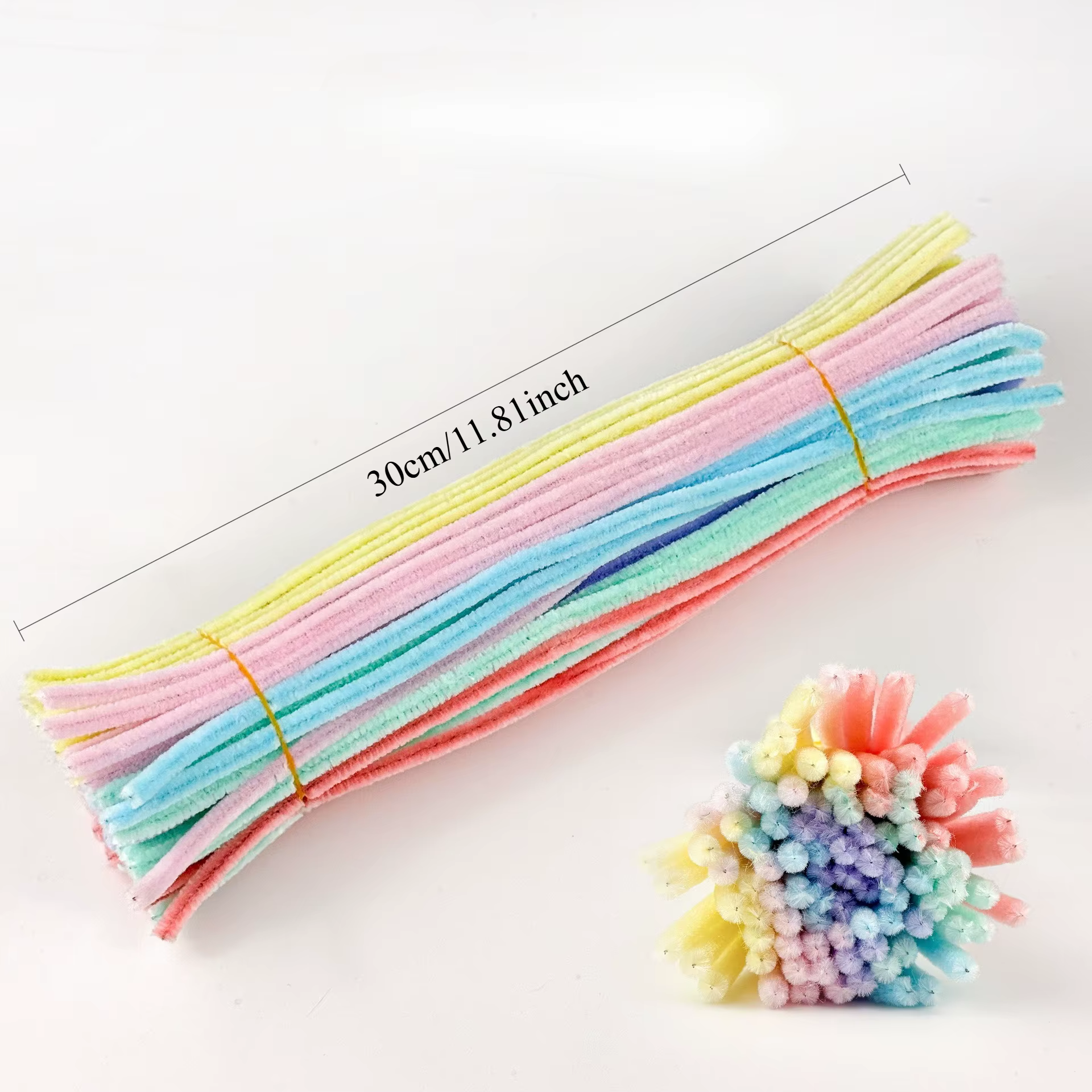Bâtonnets de chenille pour fleurs