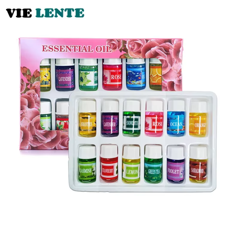 12 pièces 3ML désodorisant plante naturelle aromathérapie huile essentielle climatisation parfum arôme diffuseur