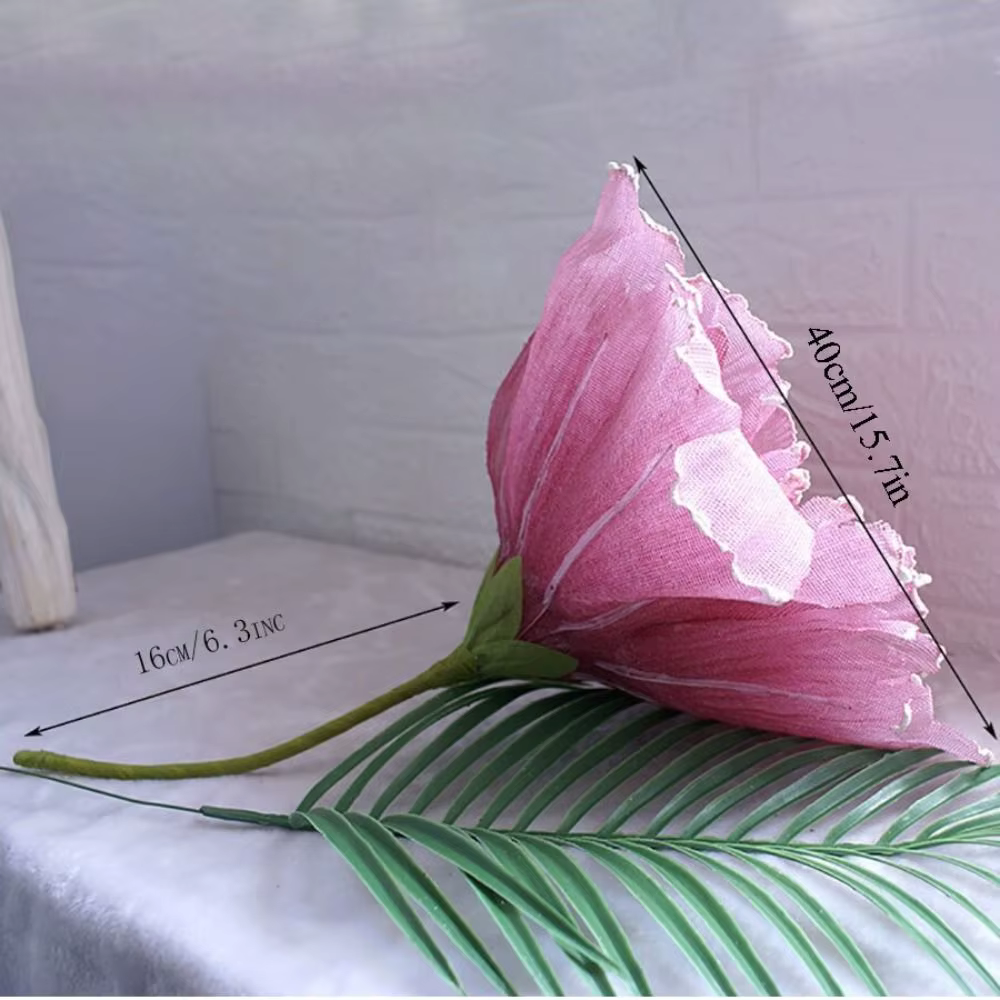 Grande fleur de pivoine artificielle tridimensionnelle pour la décoration de la maison