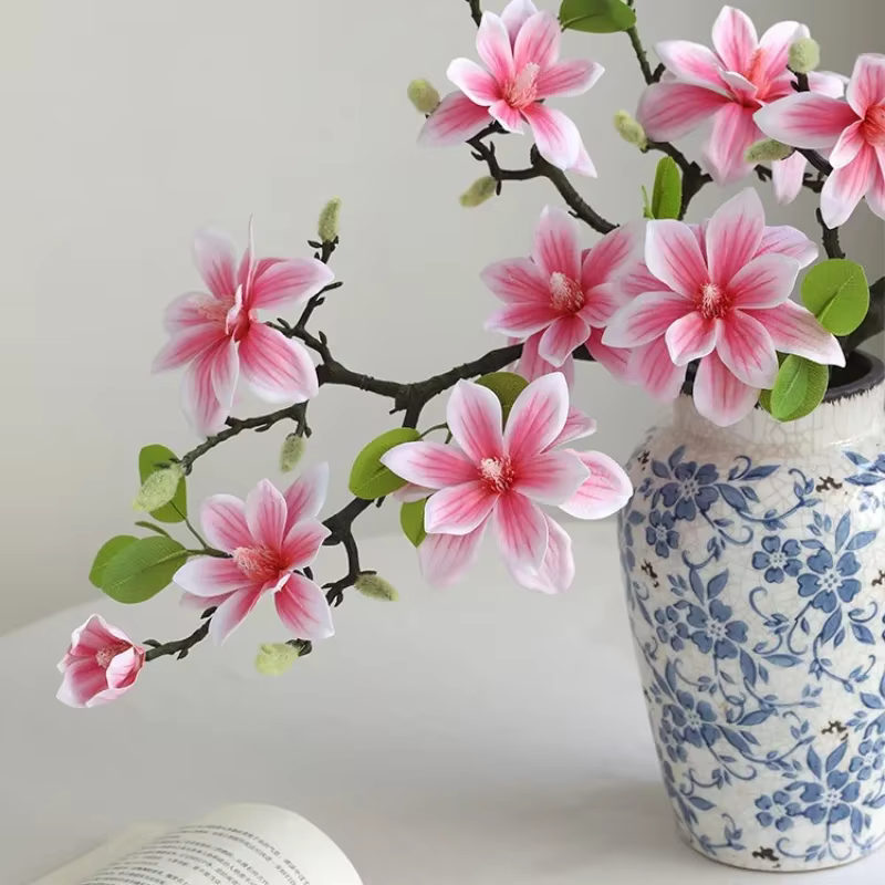 Fleur de Magnolia artificielle 56CM