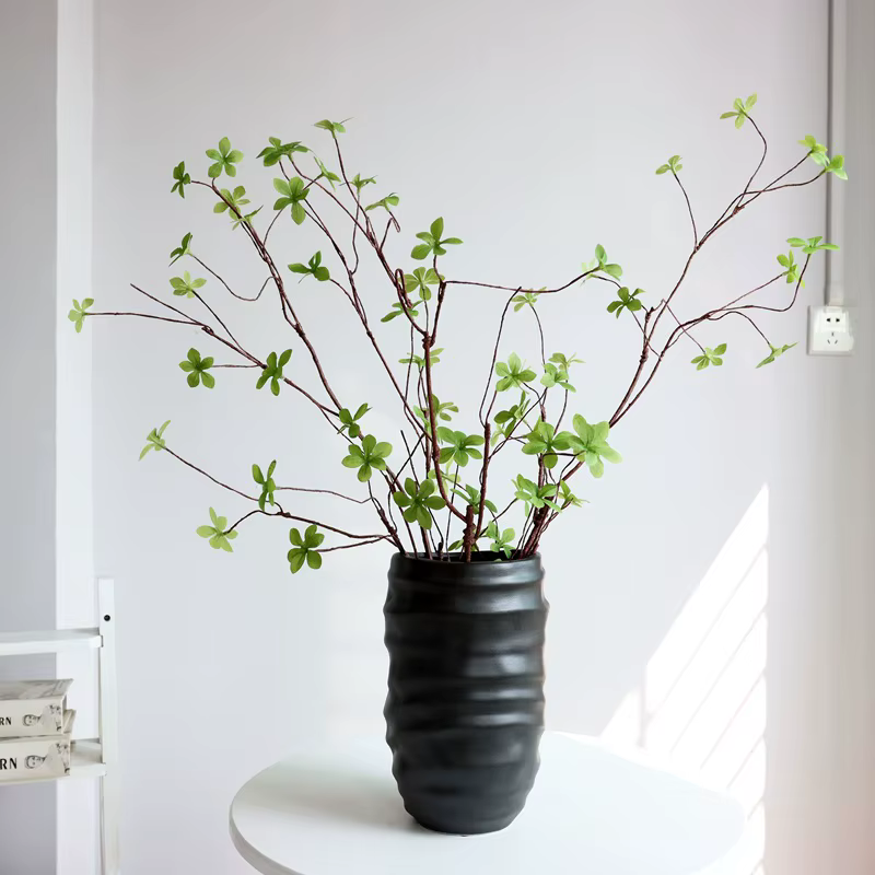 3 pièces de plantes artificielles en soie