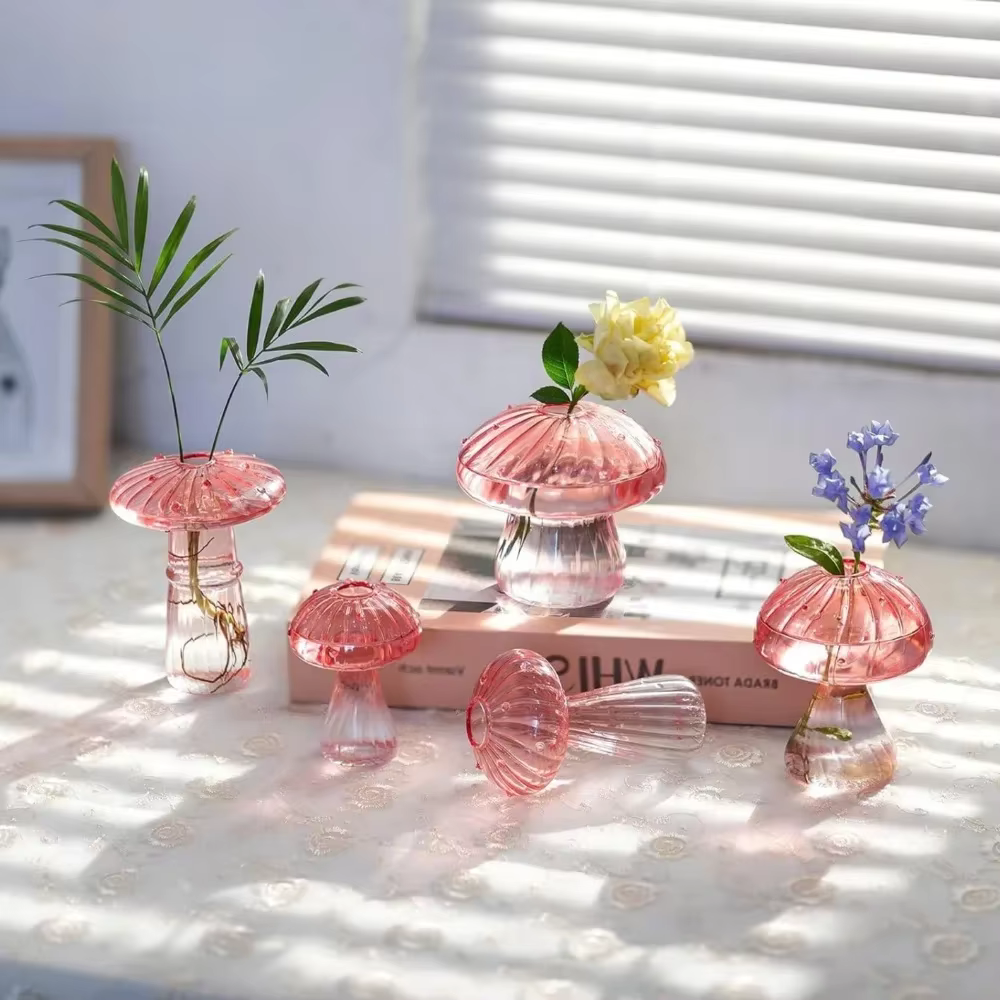 Vase à champignons Glasseam