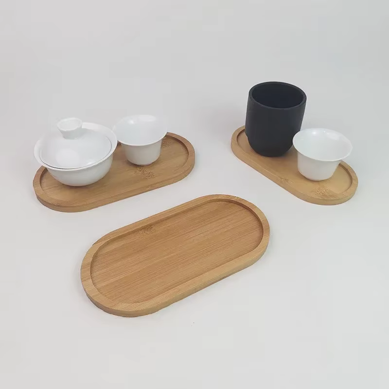 Plateau de rangement en bambou pour la maison