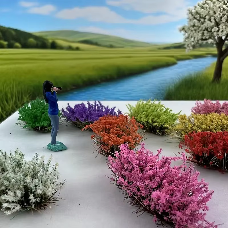 Grappe de fleurs miniatures pour Micro Simulation de paysage