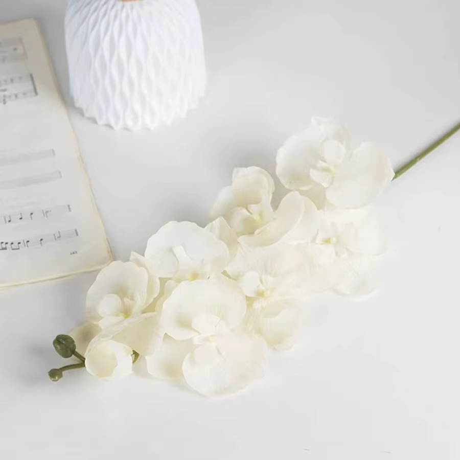 3D fleur artificielle branche soie papillon orchidée maison Vase Table Decor mariage jardin extérieur mariée Bouquets bricolage guirlande cadeau