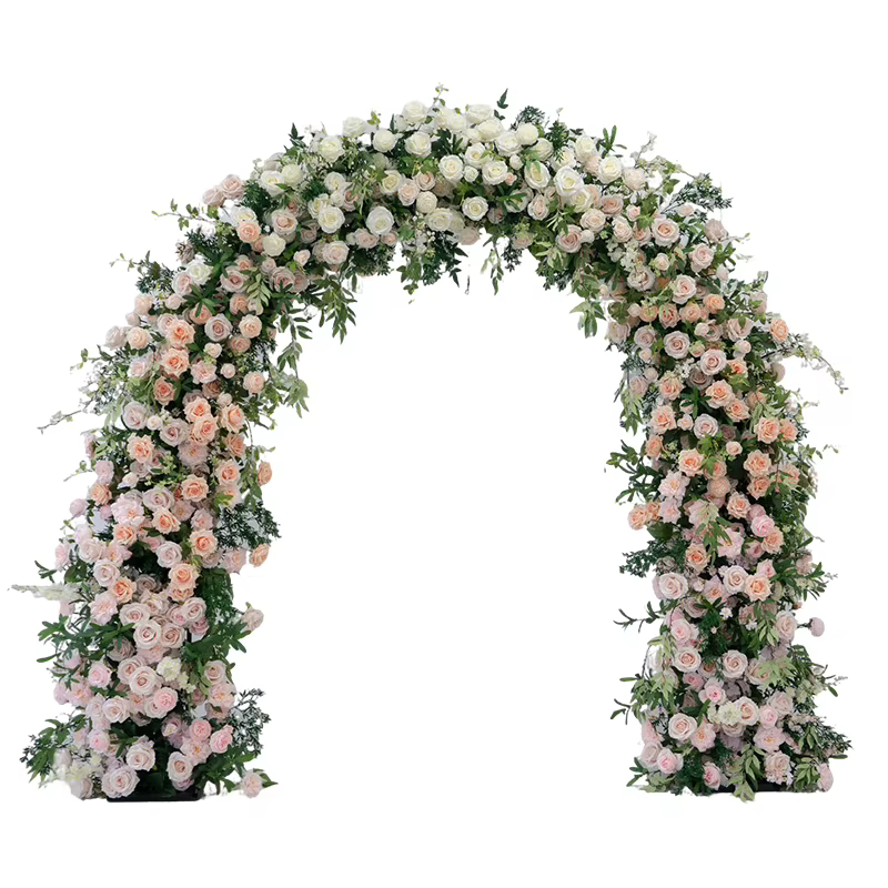 Angela fleur artificielle blanc Rose