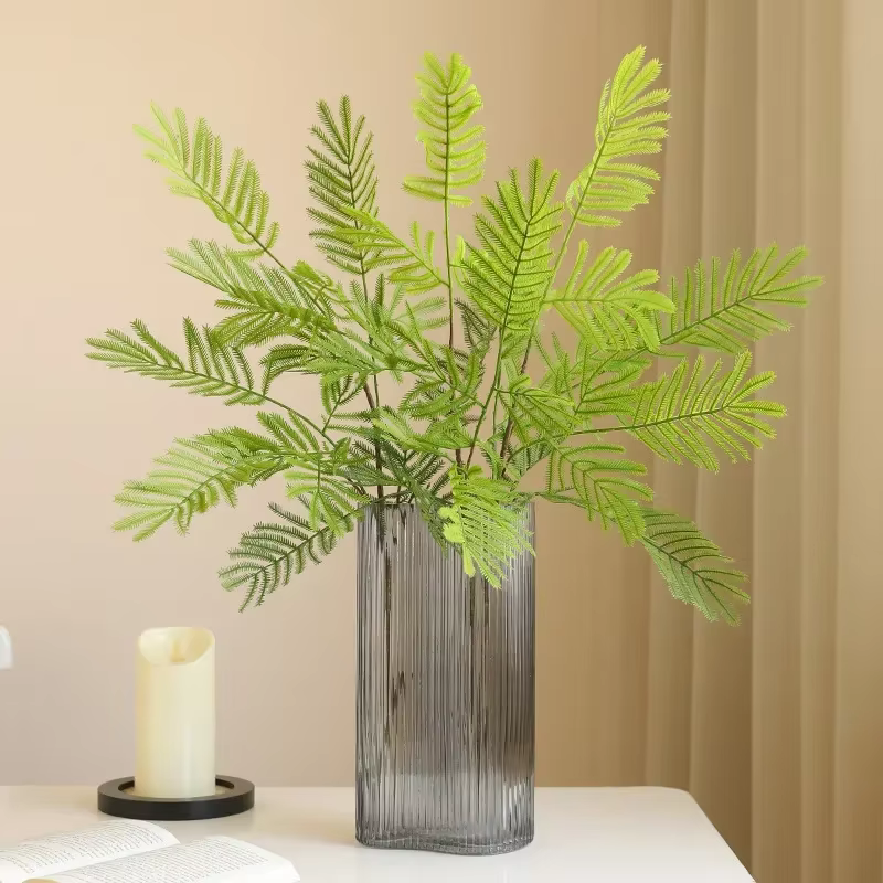Plante de Mimosa Artificielle pour Centre Commercial Rustique