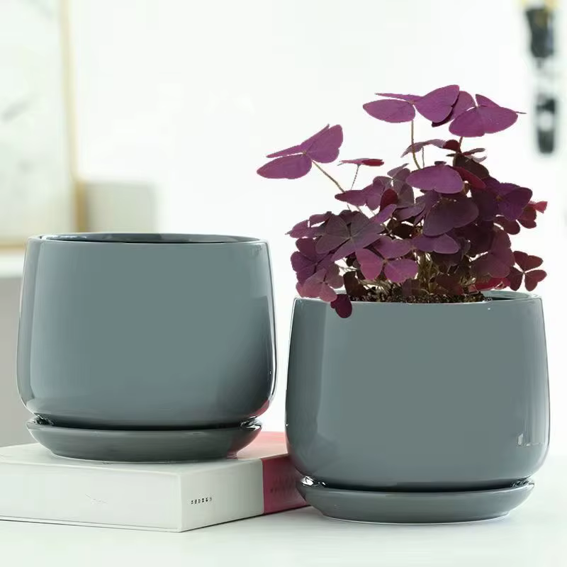 Pot de fleurs créatif en céramique