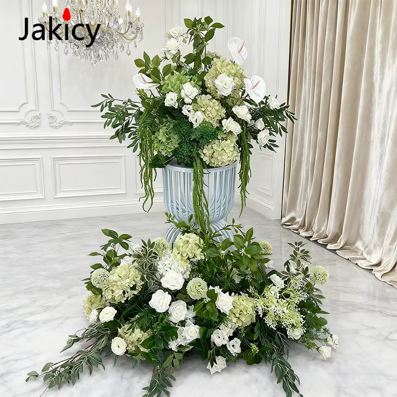 Arrangement Floral d'hortensia vert