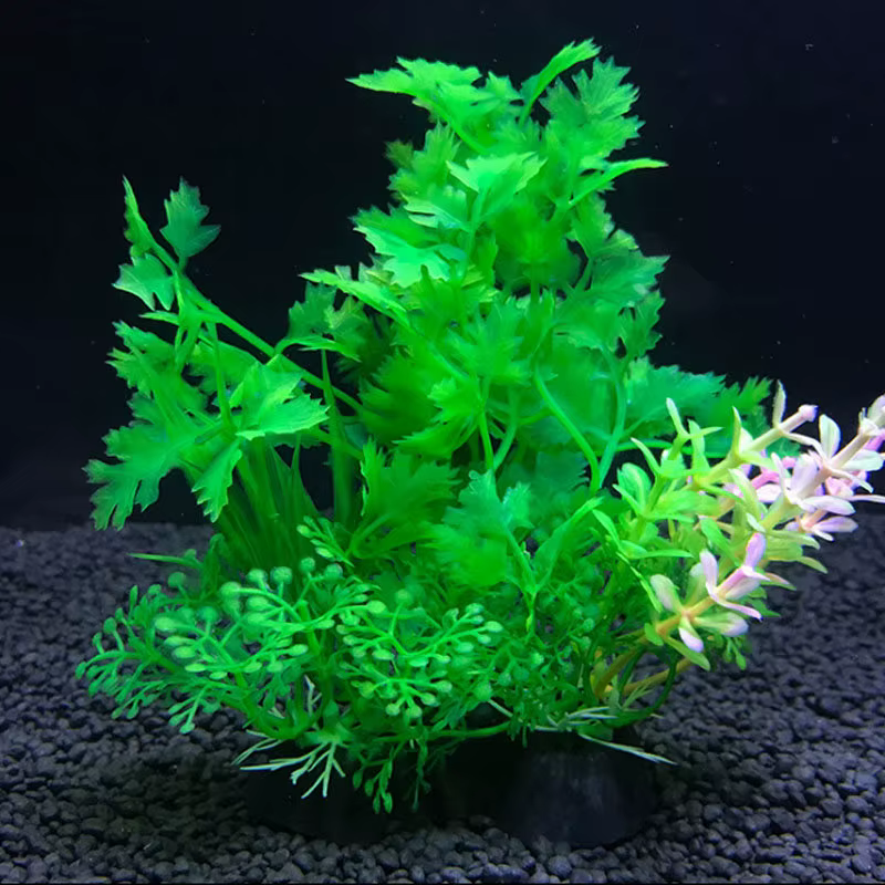 Plantes artificielles de décoration d'aquarium