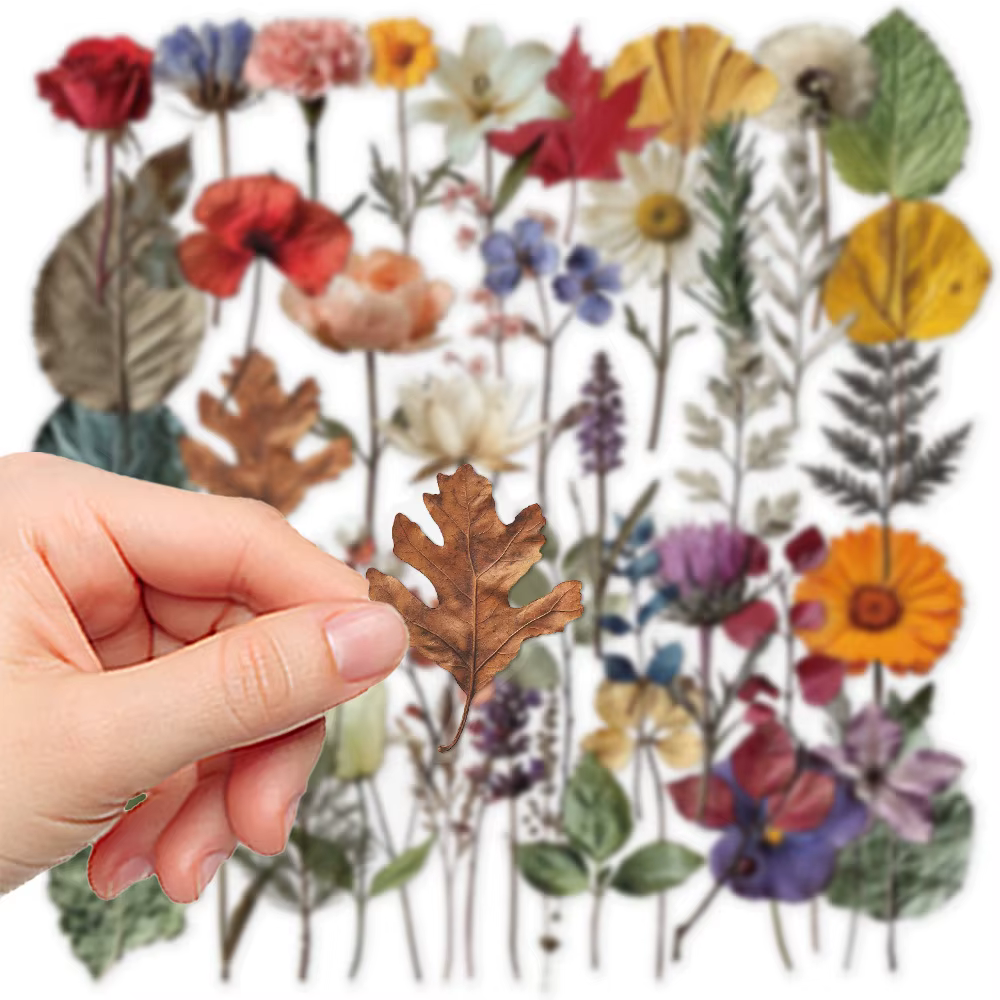 Autocollants de plantes mignons