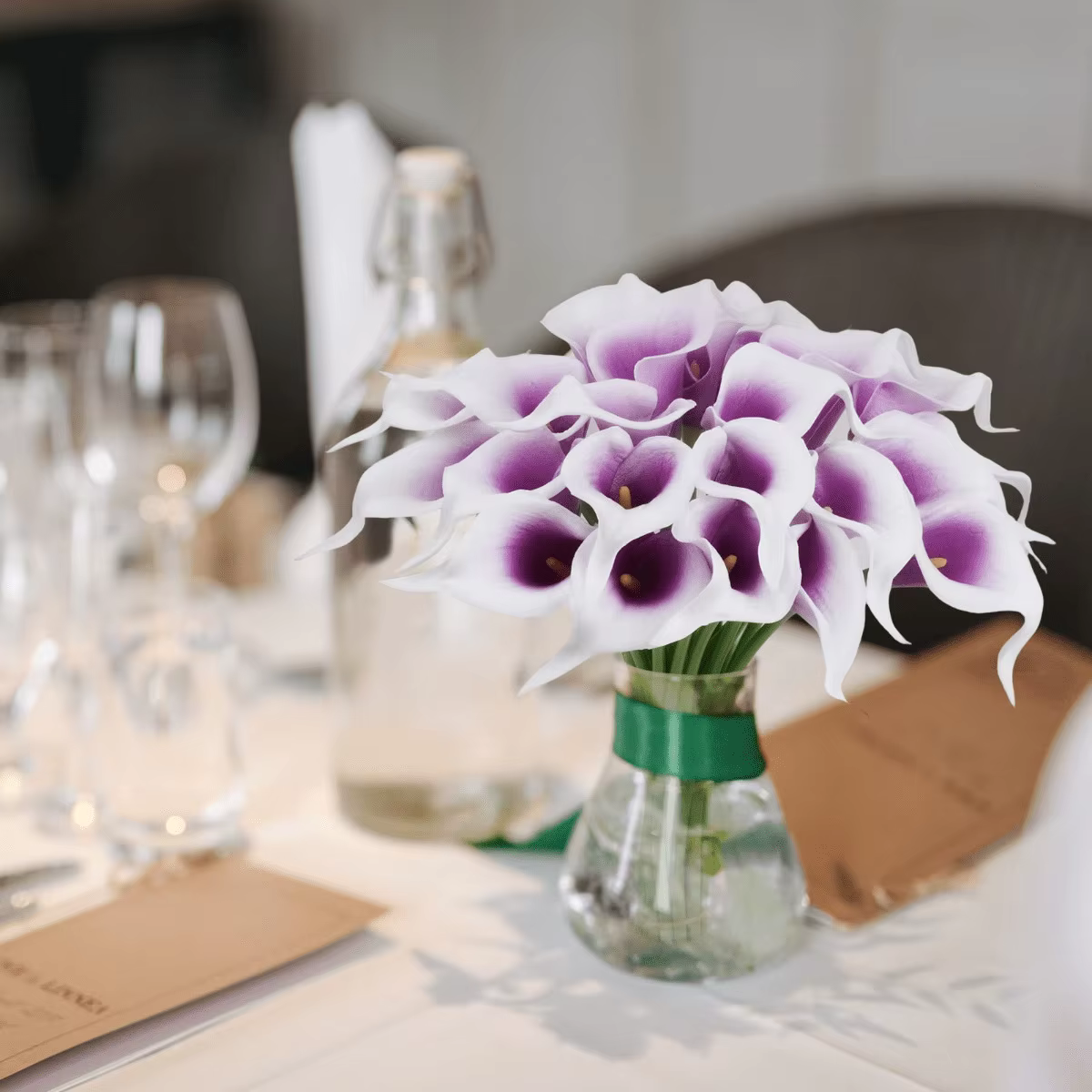 Bouquet de fleurs artificielles Calla Lily