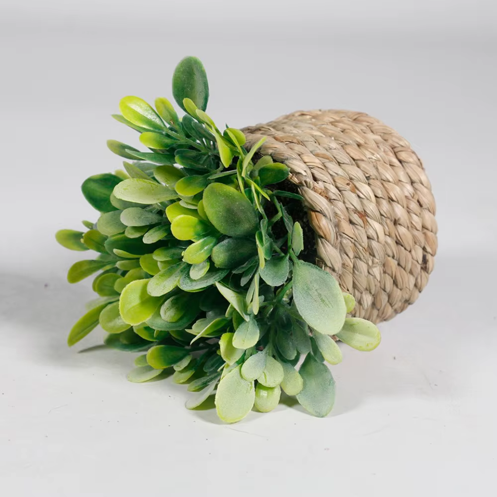 Plante artificielle verte en pot