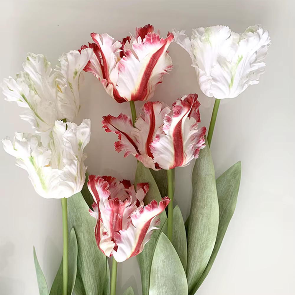 Branche de tulipe perroquet 3D de luxe