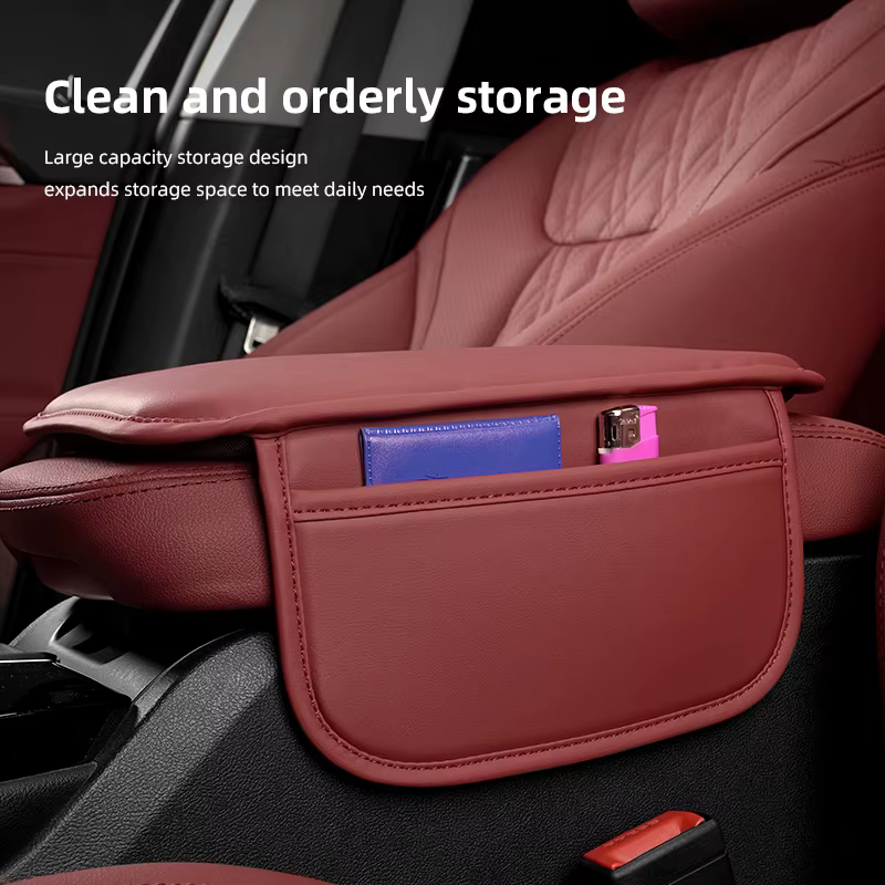Accessoires intérieurs de voiture, boîte d'accoudoir, coussin d'augmentation de hauteur, sac de rangement, housse de protection de console centrale pour nouvelle Dacia Duster Logan