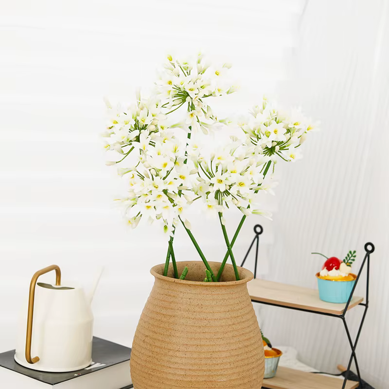 Fleurs artificielles d'agapanthe africaines de luxe