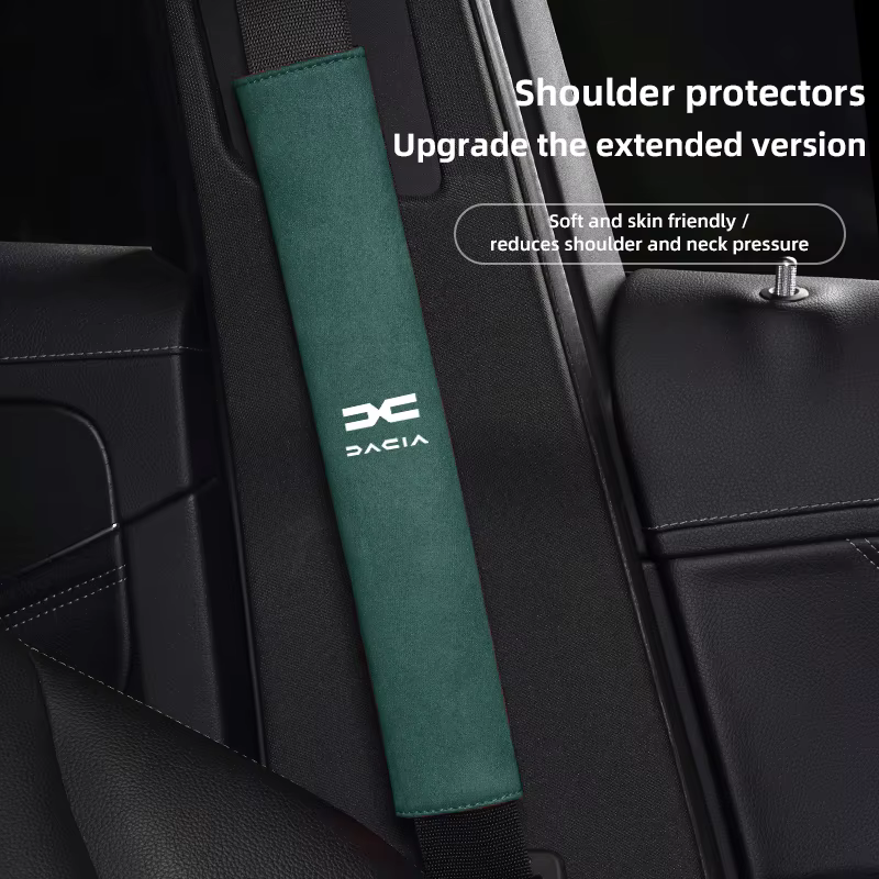 Ensemble de protection des ceintures de sécurité pour voiture, accessoires intérieurs pour Dacia Duster Logan Sandero Stepway Dokker Lodgy MCV Spring