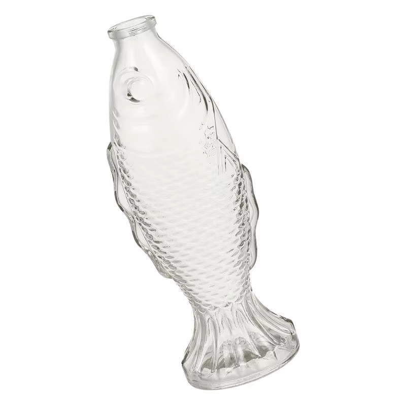 Vases en verre pour fleurs et poissons