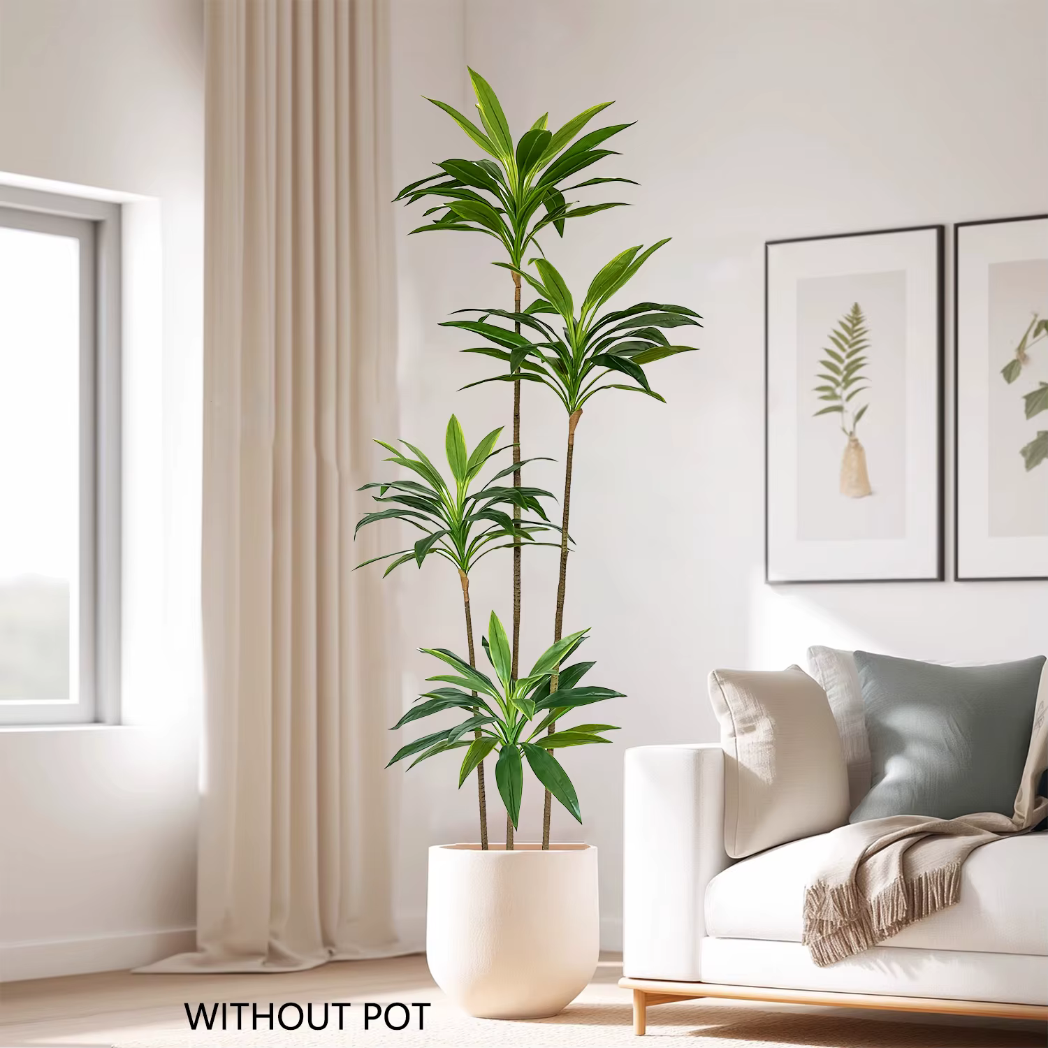 Plante artificielle en bambou pour aménagement paysager