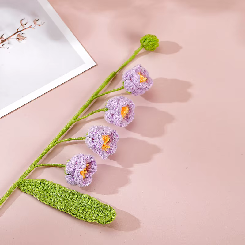 Bouffée cloche orchidée Crochet fleurs créatif
