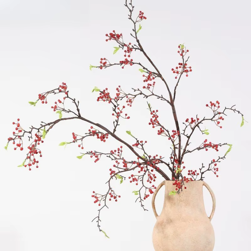 Plante artificielle en plastique de fruits de Zanthoxylum Bungeanum