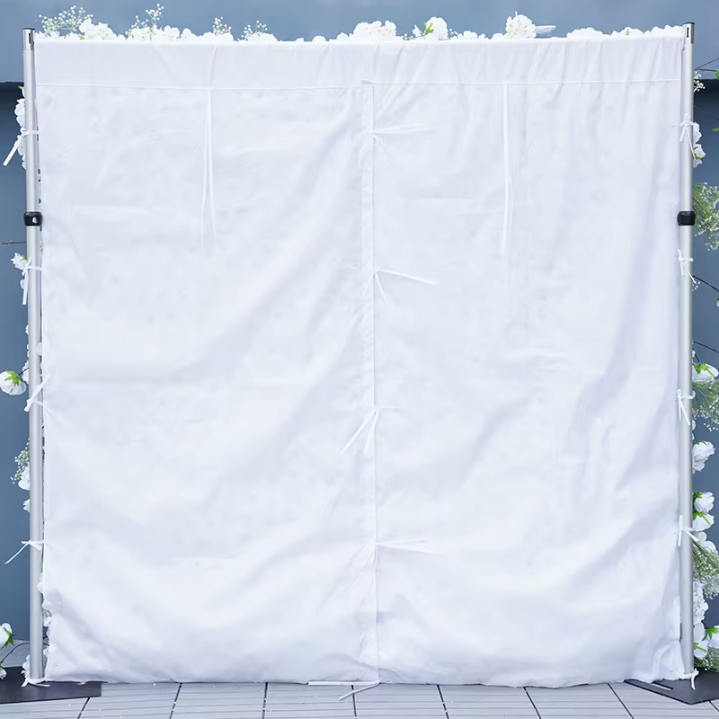 Luxe Babysbreath blanc Rose orchidée 5D tissu fleur mur mariage toile de fond roulant rideau Milan gazon plantes mur accessoires de fête