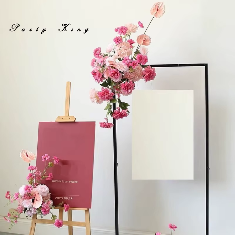 Guirlande de fleurs artificielles pour mariage