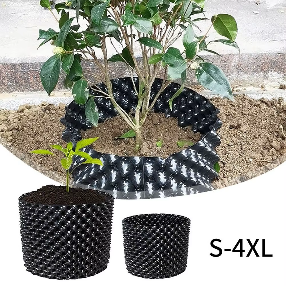 1 ensemble nouveau Pot de Nersery rapide Pot de plante plateau supports de plantes Pot de bonsaï soucoupe prévenir le contrôle des racines de marmite fourniture de jardin Pot de fleur