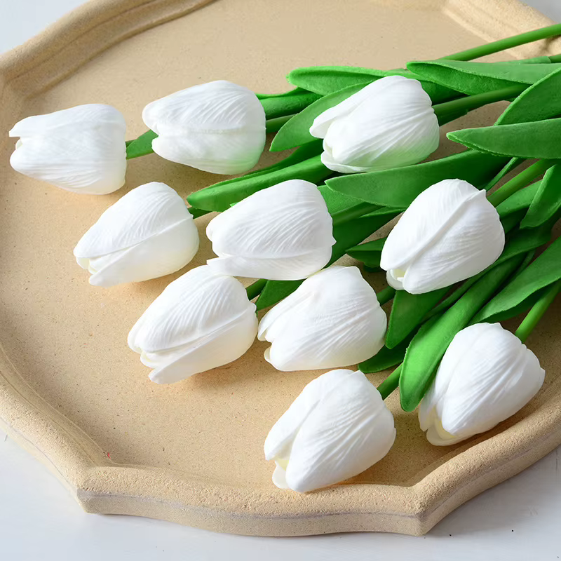 1 pièce tulipe fleurs artificielles vraies