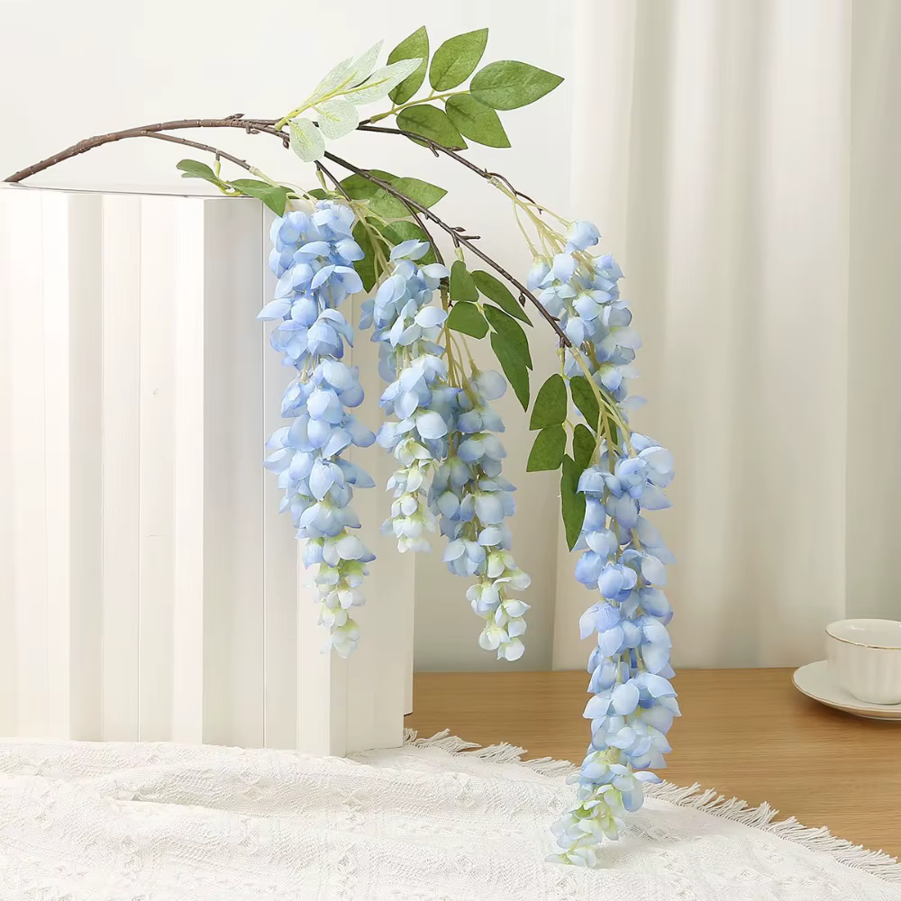 Guirlande de fleurs artificielles en soie