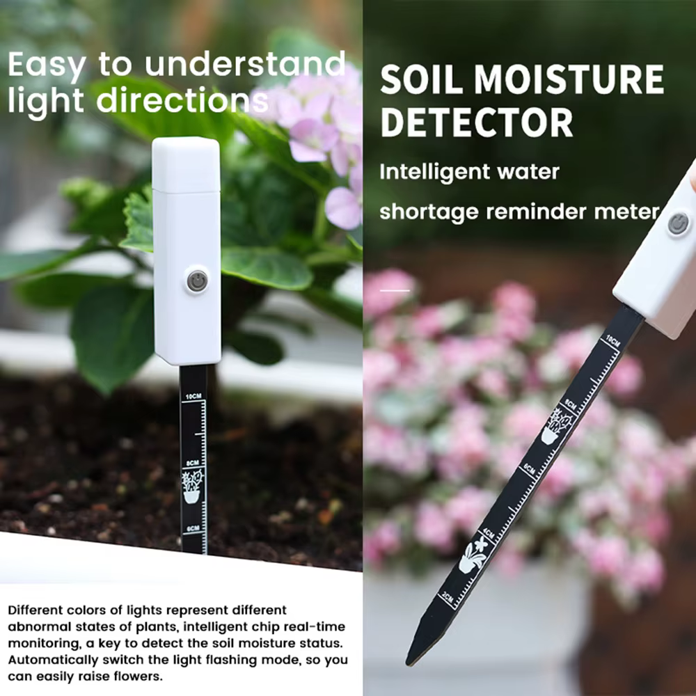 3 couleurs indicateur capteur d'humidité du sol surveillance des plantes fleurs hygromètre du sol détecteur