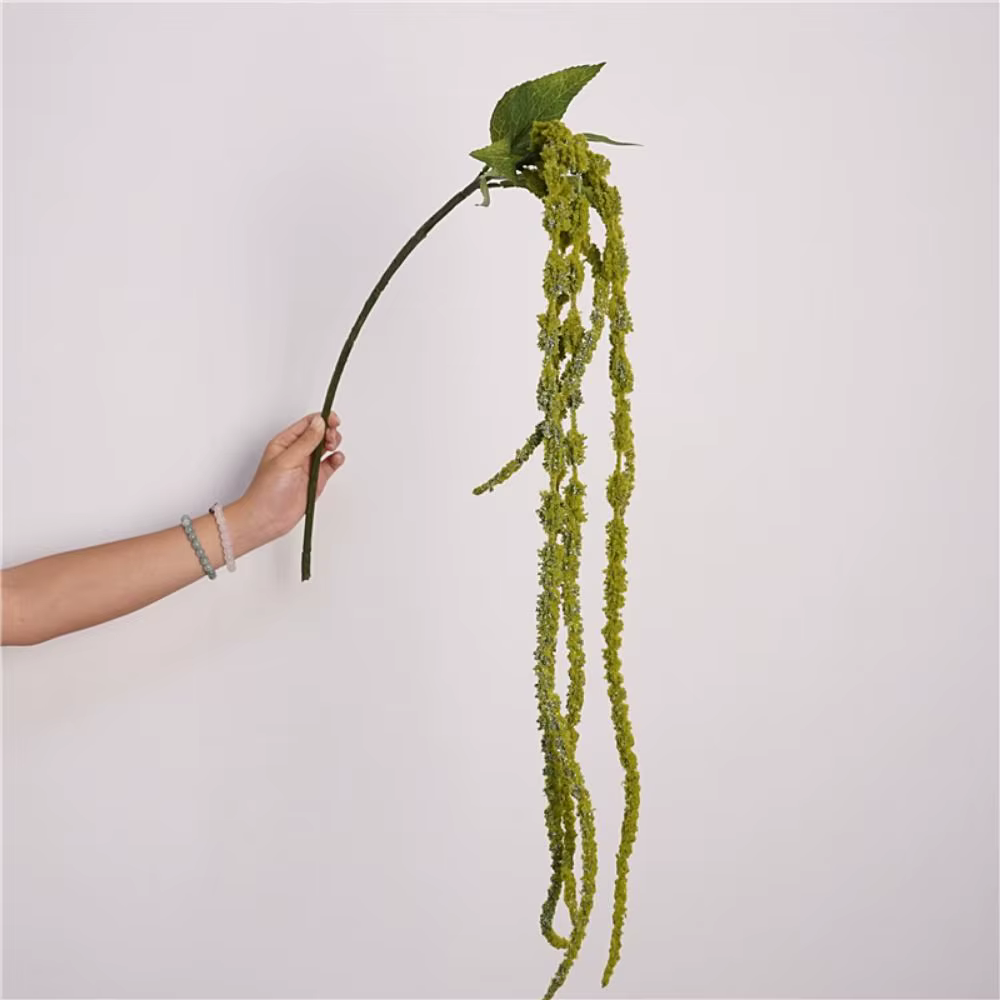 Plante artificielle suspendue Amaranthus à 6 têtes