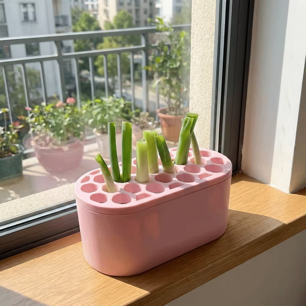 Pots de culture hydroponique multifonctionnels en plastique avec base de réservoir d'eau