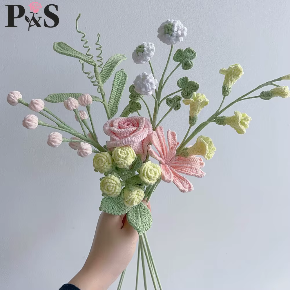 Fleurs au Crochet faites à la main