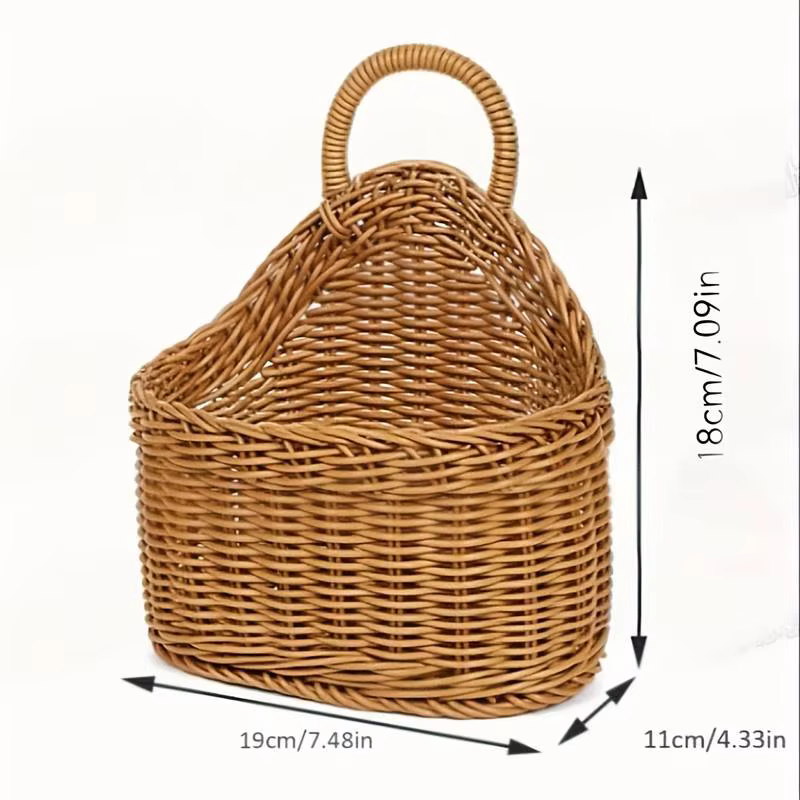 Panier de rangement tissé de Style ferme rustique