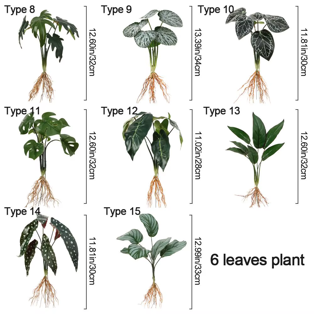 Verdure de simulation de plantes hydroponiques artificielles avec plante racine