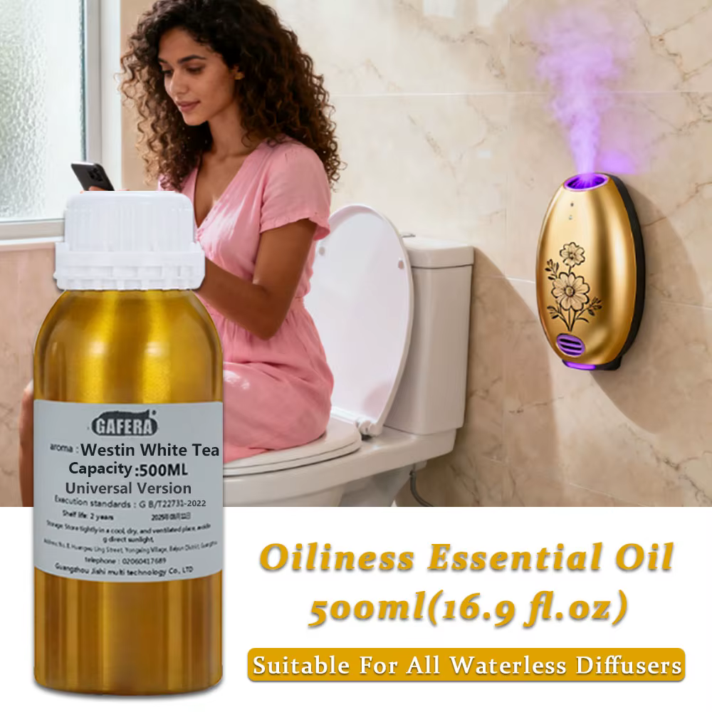 GAFERA 500 ml (16, 9 fl.oz) huiles essentielles de thé blanc Westin-pour tous les diffuseurs sans eau