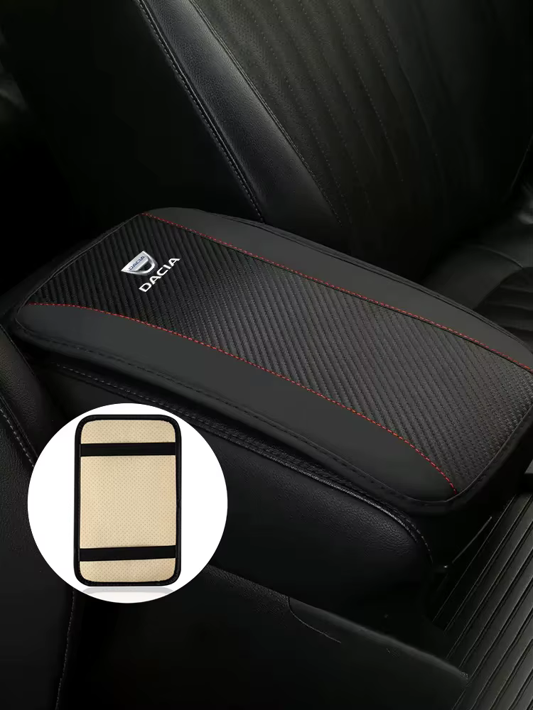 Coussin d'accoudoir intérieur de voiture élégant, accessoires pour Dacia Duster Jogger Sandero Logan, accoudoir à ressort, Console centrale Bigster