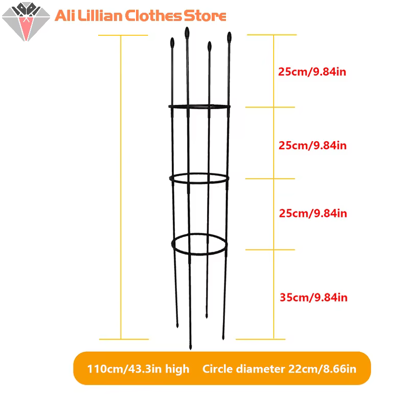 Cages de Support pour Plantes Grimpantes