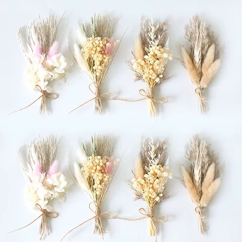 Mini bouquet de fleurs séchées naturelles