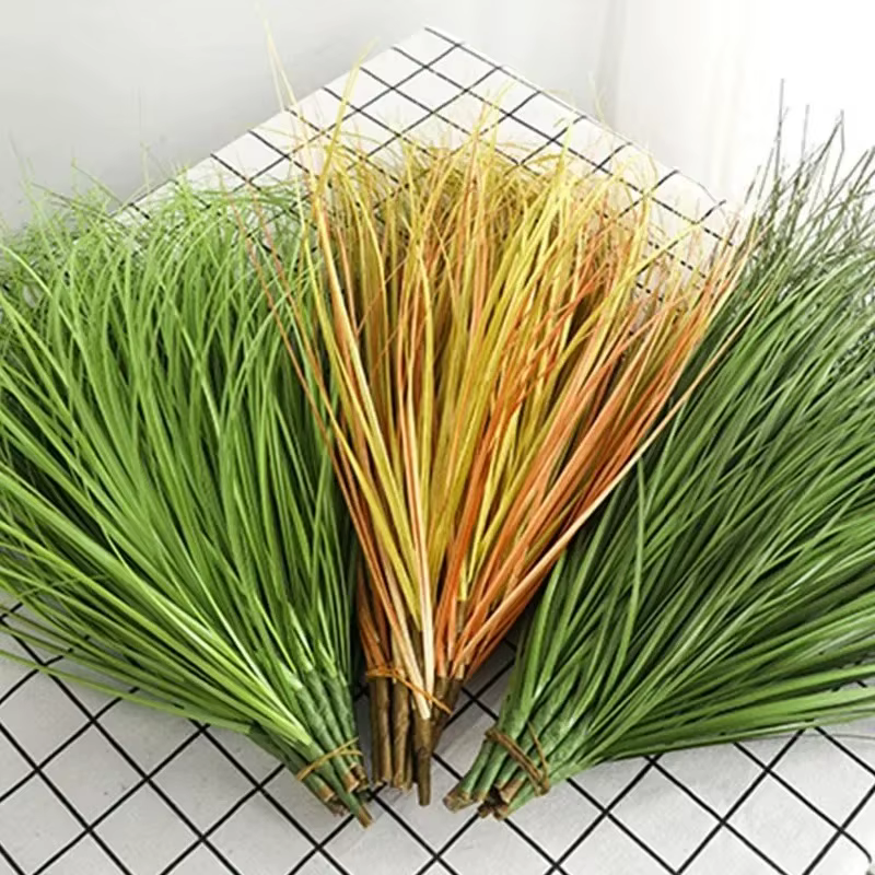 Fausse plante simulée oignon herbe bricolage pseudograss décoration de jardin Pot
