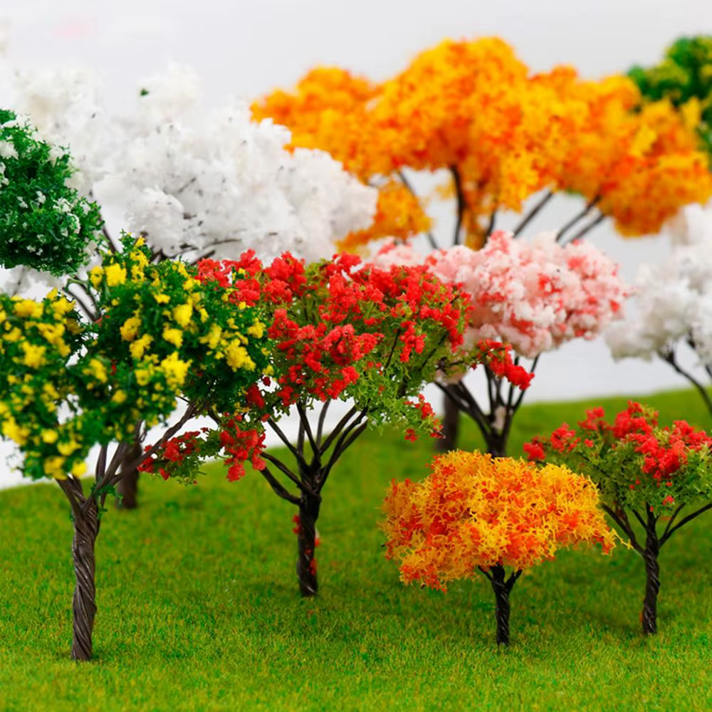 Arbre à fleurs miniatures pour décoration de maisons