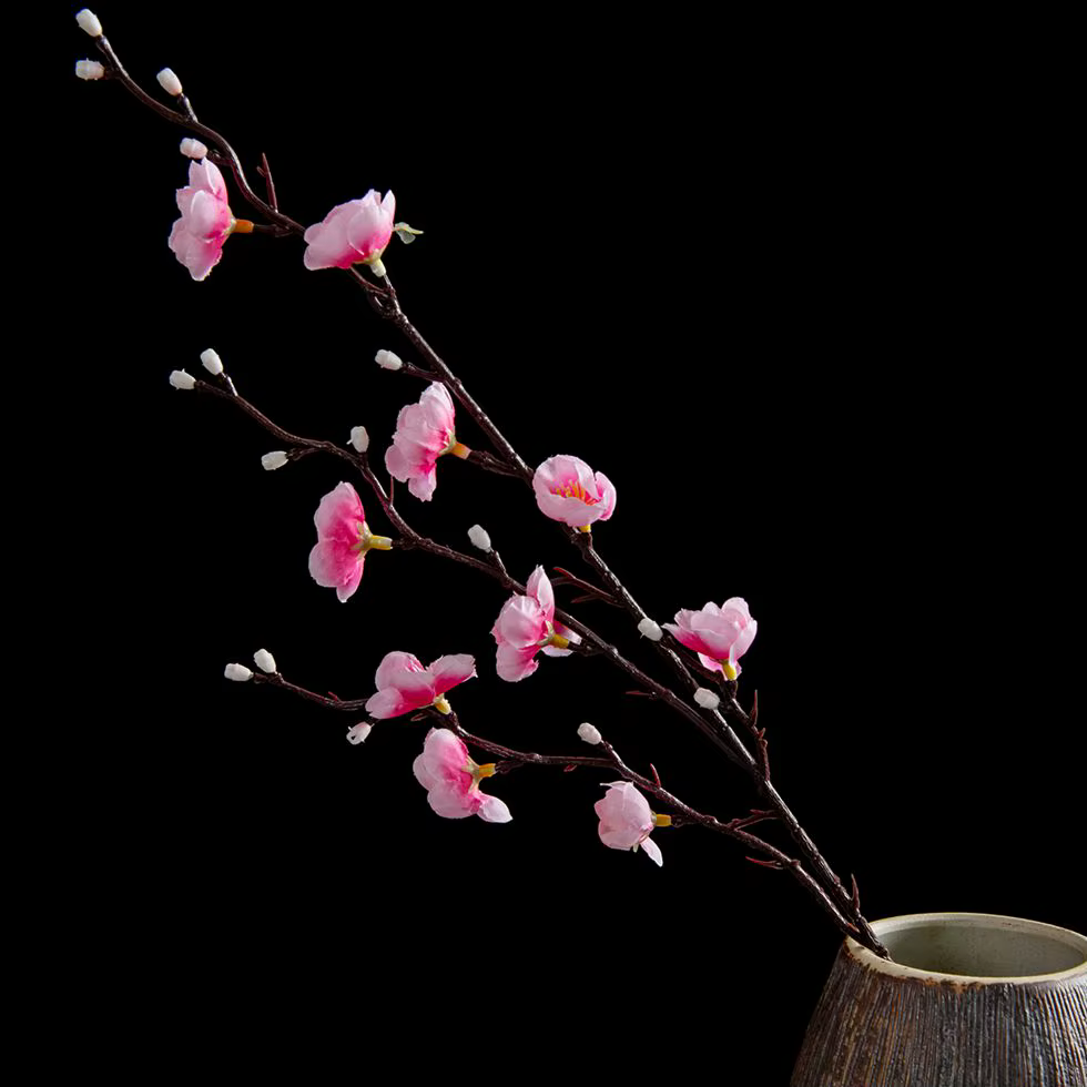 Fleurs artificielles en soie
