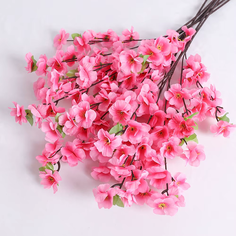 Bouquet de fleurs artificielles en soie